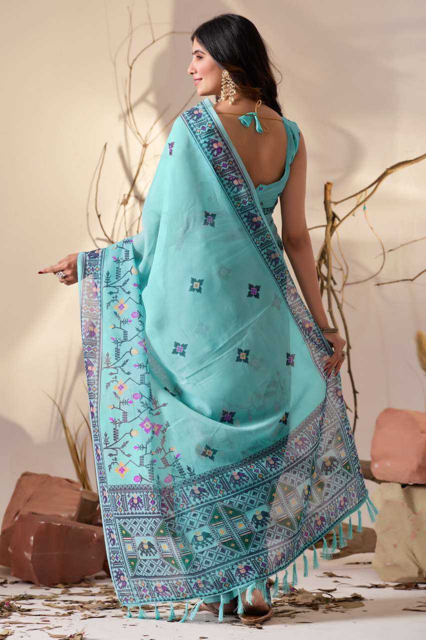 Georgette  Floral Sarees